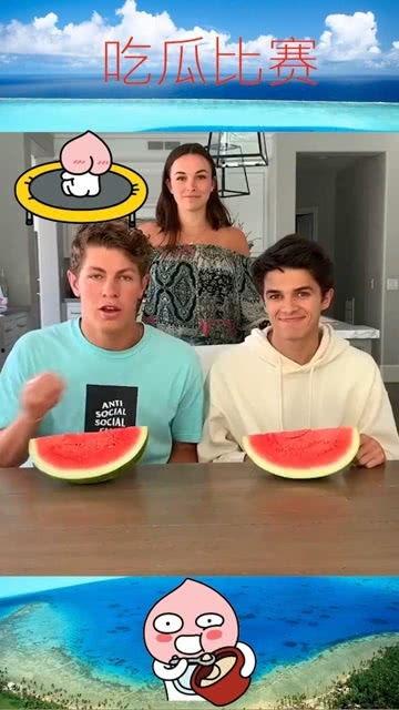 男生参加吃瓜比赛视频播放,吃瓜比赛视频引爆网络,男生们谁能笑到最后?